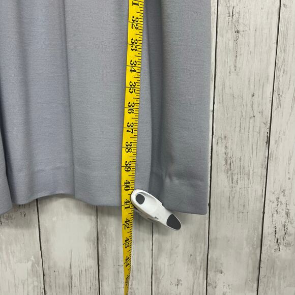 Lanz Original Gray Long Sleeve Collared Button Pilgrim Peasant Long Plain Dress - Picture 11 of 11